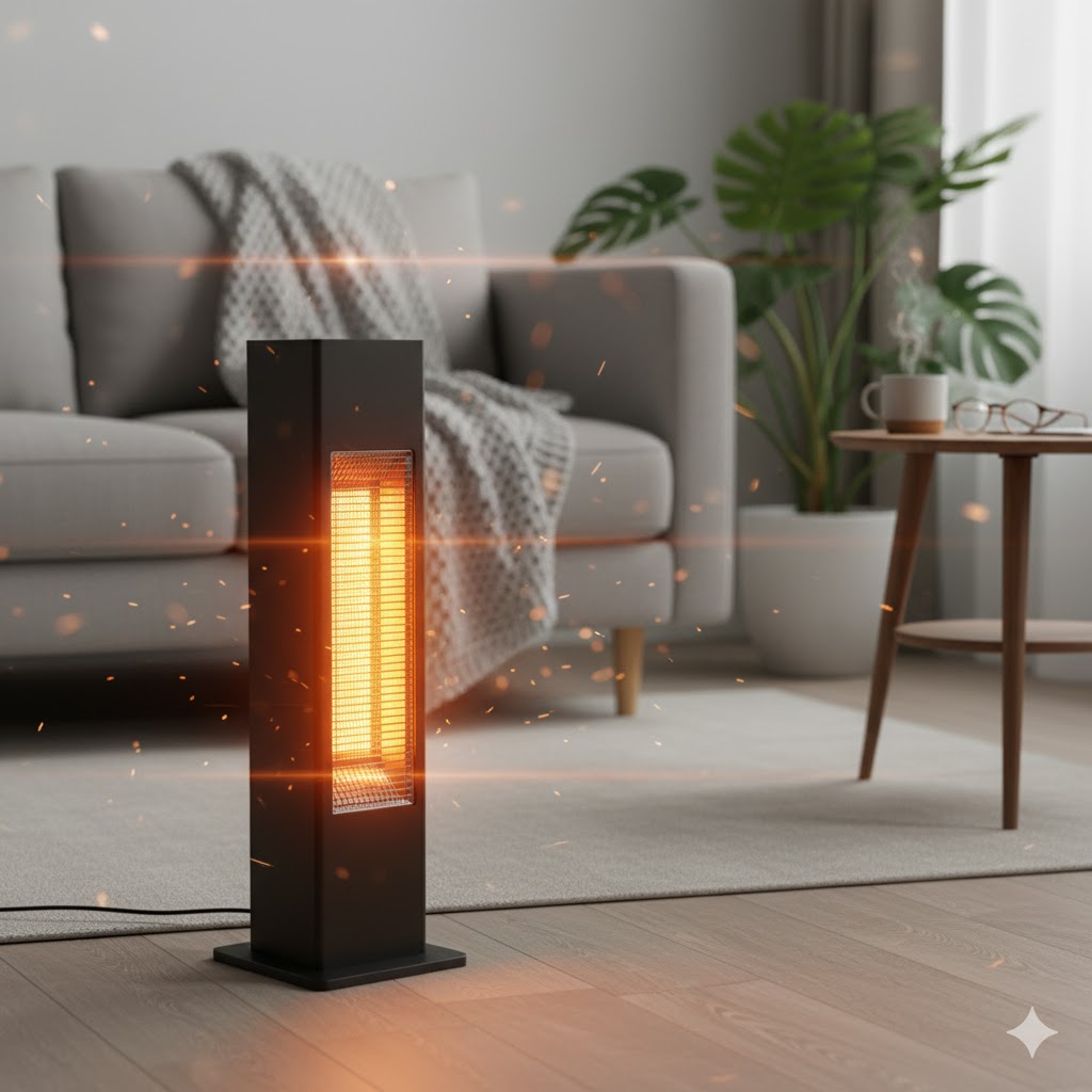 速暖0.2秒山善グラファイトヒーター DCTS-B122の口コミ・評判を徹底